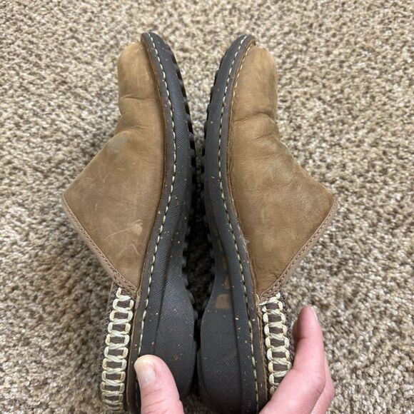 Ugg Australia 5135 Leather Mules Clog Slide On Shoes Women's Sz 8 /39 - Picture 9 of 10